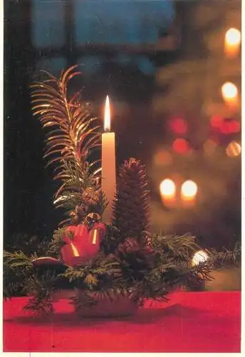 Christmas greetings postcard