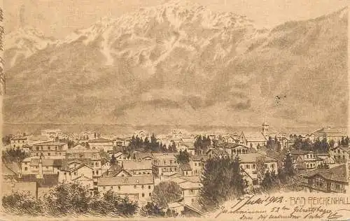 Germany Bad Reichenall panorama