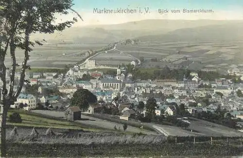 Germany Markneukirchen panorama vom Bismarckturm