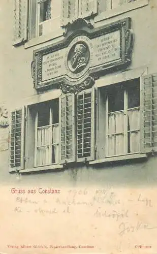 Germany Gruss aus Konstanz Hushaus detail aspect
