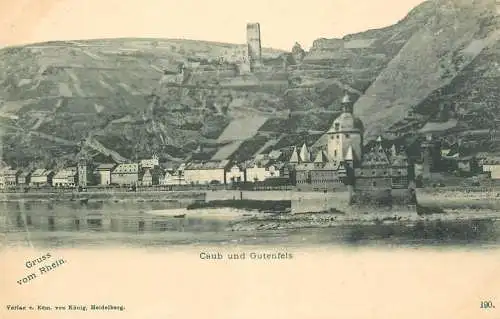 Germany Gruss vom Rhein Kaub und Gutenfels