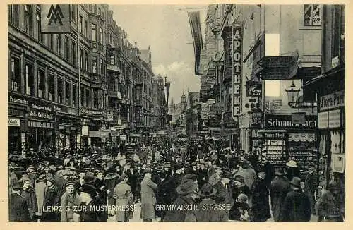 Germany Leipzig zur Mustermesse Grimmaische Strasse