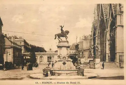 France Nancy statue de Rene II