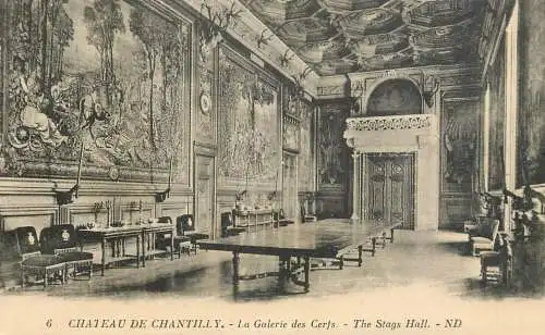 France Chateau de Chantilly La Galerie des Cerfs
