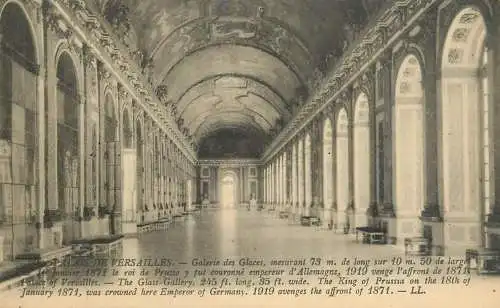 France Palais de Versailles Galerie des Glaces