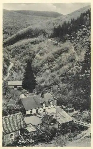 Germany Enderttal Goebles-Muhle aerial view