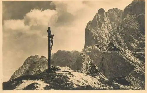 Austria Kaisergebirge Stripsenjoch Kreuz
