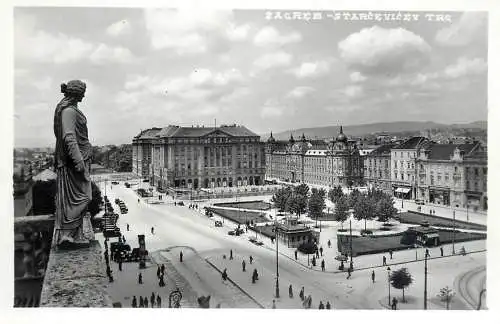 Croatia Zagreb cityscape