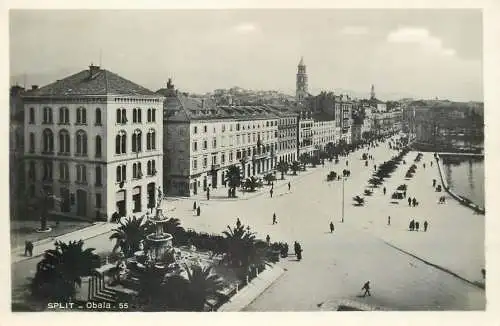 Croatia Split Obala fountain square