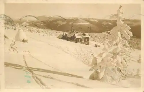 Czech Republic Spindleruv Karknose Mountains winter scenery