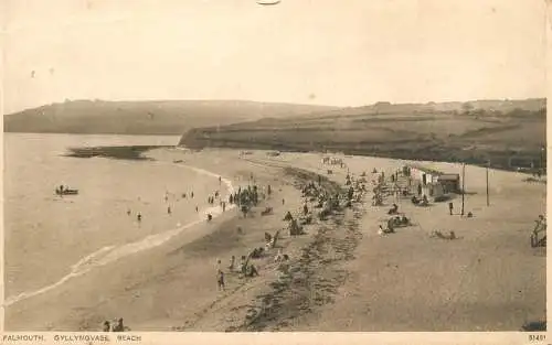 England Falmouth Gyllyngvase Beach