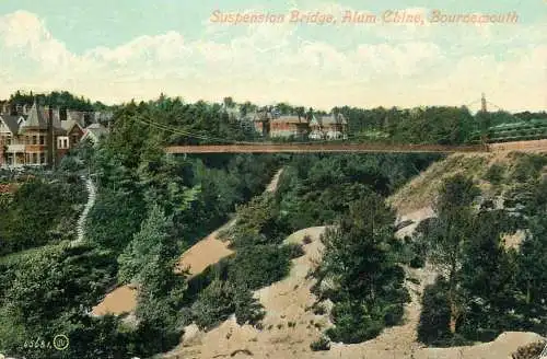 England Bournemouth Alum Chine Suspension Bridge