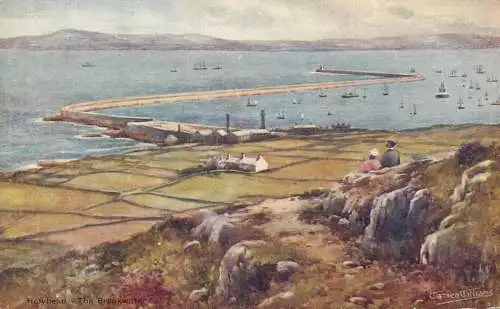 Holyhead Breakwater signed artwork