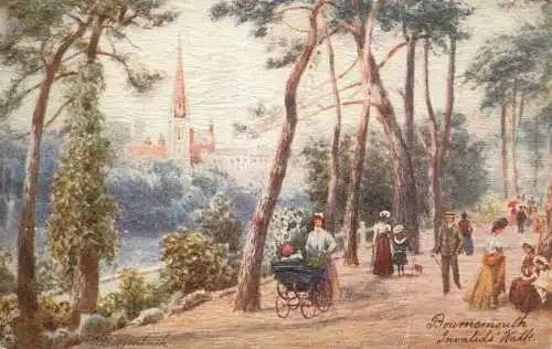 England Bournemouth Invalides Walk Raphael Tuck's "Oilette"