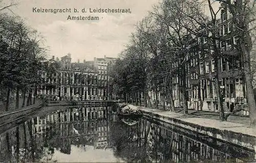 Netherlands Amsterdam Keizersgracht b. d. Leidschestraat