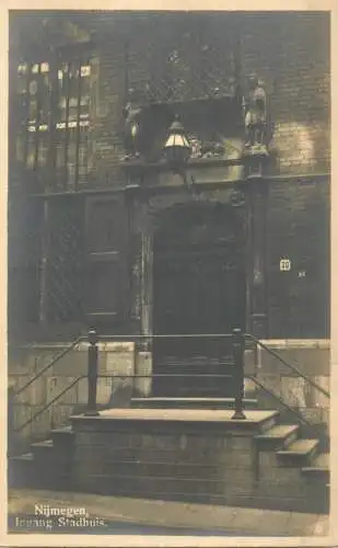 Netherlands Nijmegen Town Hall entrance