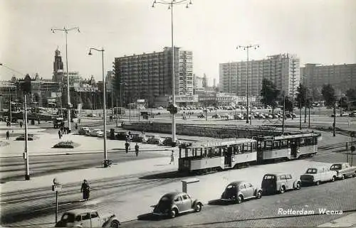 Netherlands Rotterdam Weena tramway