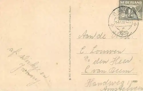 Netherlands Baarn train leaving station