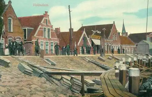 Netherlands Volendam 1913 aspect types and scenes