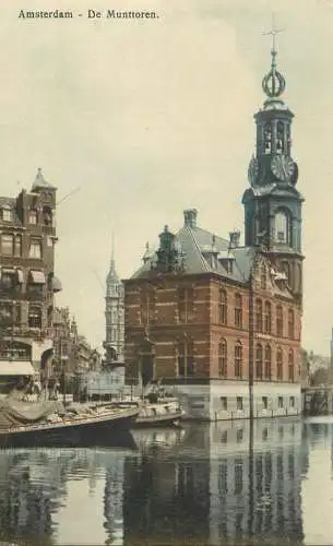 Netherlands Amsterdam Munttoren