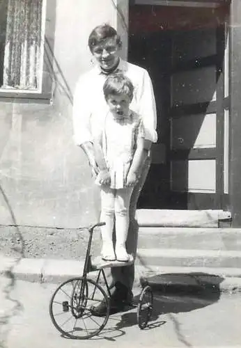 Anonymous persons tricycle photo