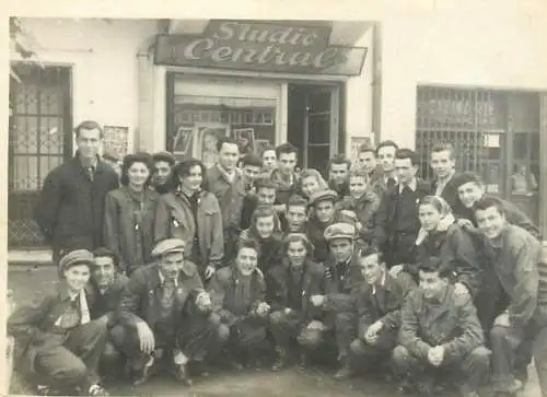 Romania amintire din Iasi 1954 students foto studio central