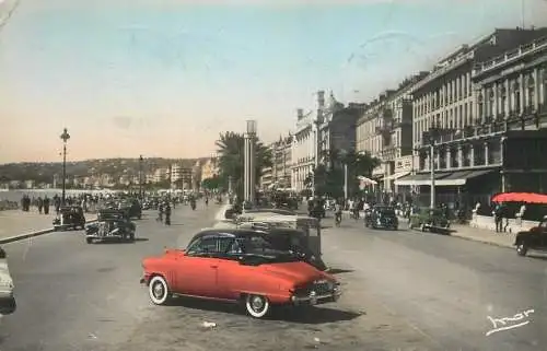 France Nice Promenade des Anglais voitures anciennes