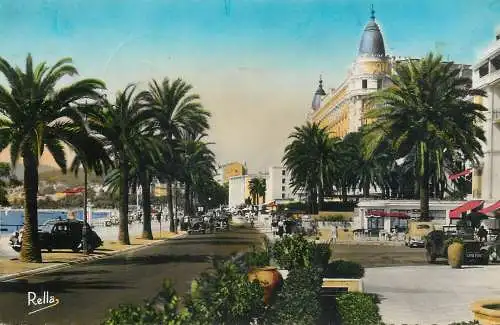 France Cannes La Croisette, le Carlton et le Palais du Festival