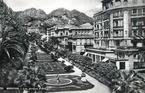 France Menton Les Jardins Public