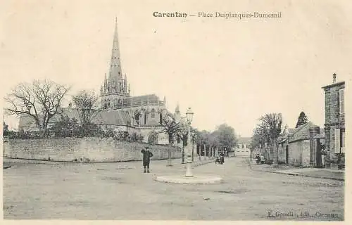 France Carentan (Manche) Place Desplanques Dumesnil
