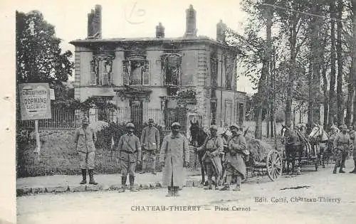 France Chateau Thierry (Aisne) Place Carnot