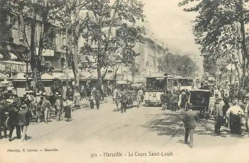 France Marseille Le Cours Saint Louis tramway