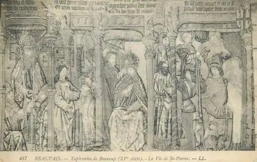 France Beauvais Tapisseries de XV siecle  La Vie de Saint Pierre