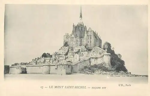France Le Mont Saint Michel (Manche) Facade Est