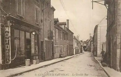 France St Gengoux le National La Grande Rue