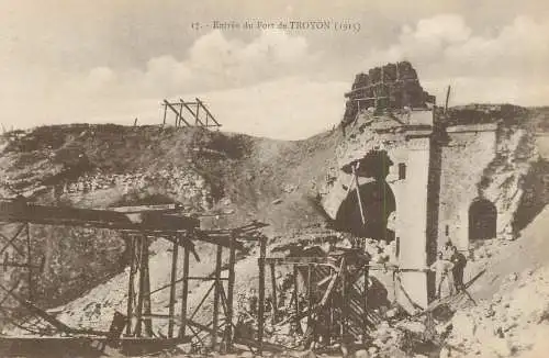 France Entree du Fort du Troyon 1915 ruines