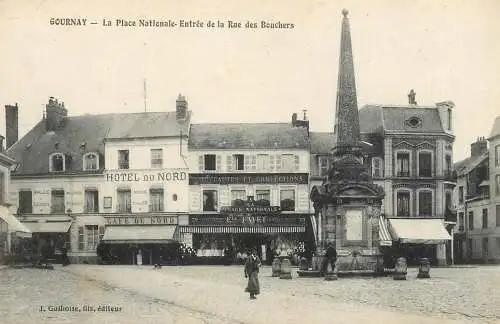 France Gournay La Place Nationale Entree de la Rue des Bouchers Hotel du Nord