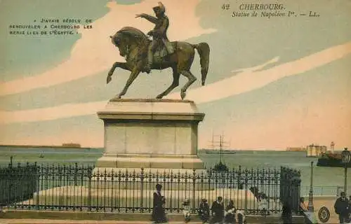 France Cherbourg Statue de Napoleon I