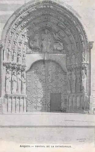 France Angers Portail de la Cathedrale