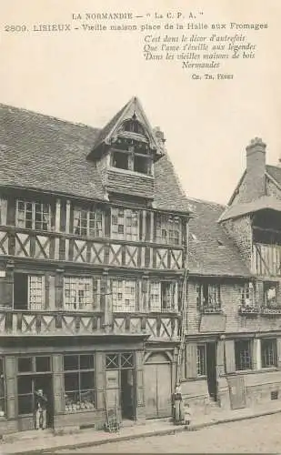 France Normandie Lisieux Vieille Maison Place de la Halle aux Fromages