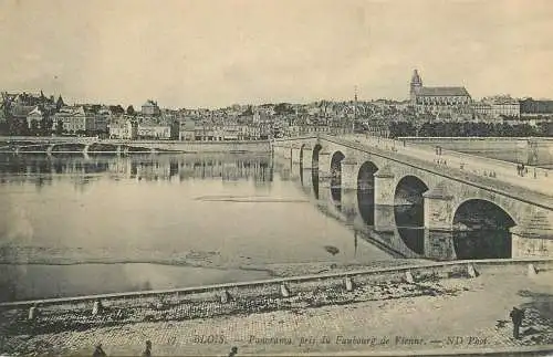 France Blois Panorama pris du Faubourg du Vienne