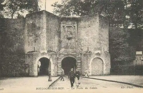 France Boulogne sur Mer (Pas de Calais) La Porte de Calais