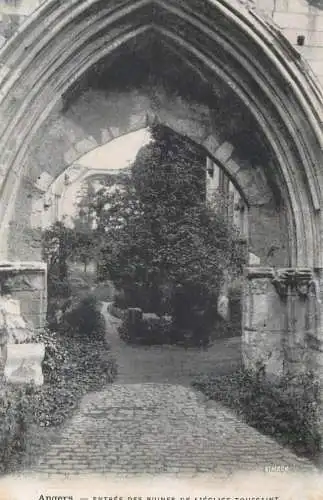 France Angers Ruines de l'Abbaye de Toussaints