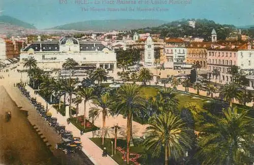 France Nice Place de la Massena & le Casino Municipal