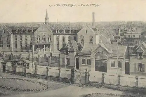 France Dunkerque vue de l'hopital