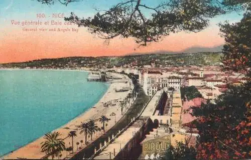 France Nice Baie des Anges vue generale
