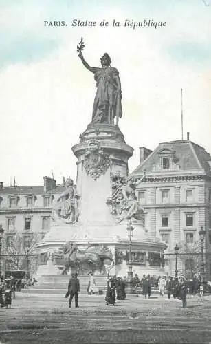 France Paris Statue de la Republique