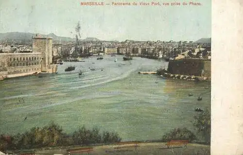 France Marseille panorama du vieux port
