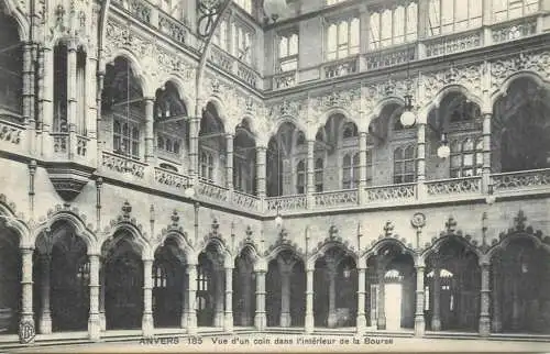 Belgium Anvers la Bourse vue interieure