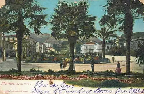 France Menton Jardins Public